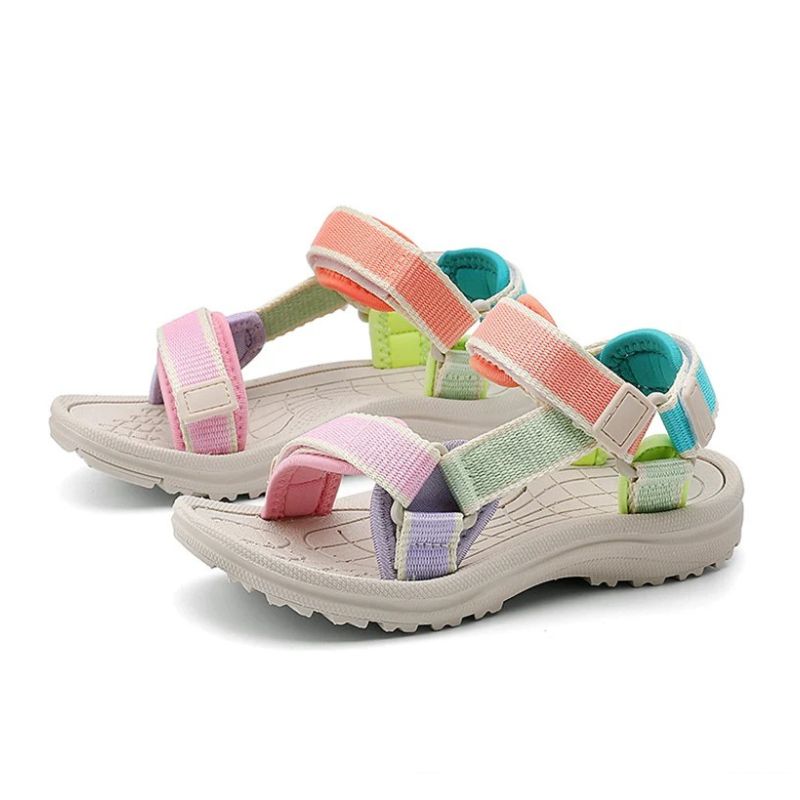 Girls’ Sport Sandals – Breathable Non-Slip Soft-Sole Walking