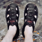 SandalFit Men's Sport Sandals Closed Toe Genuine Leather
