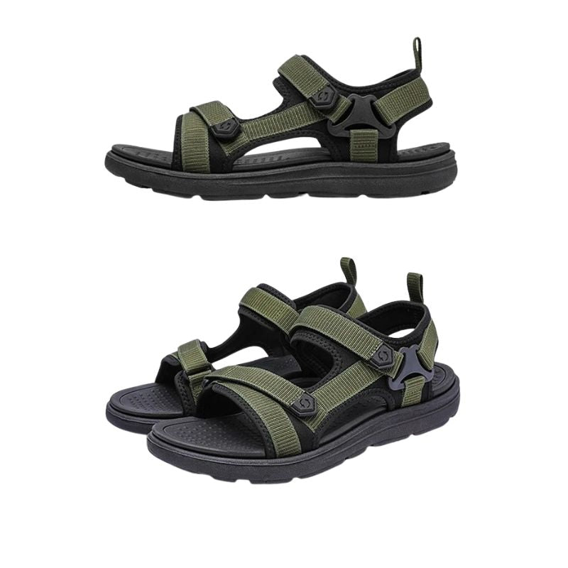 SandalFit Men's Sport Sandals Open Toe Lightweight Beach Comfort