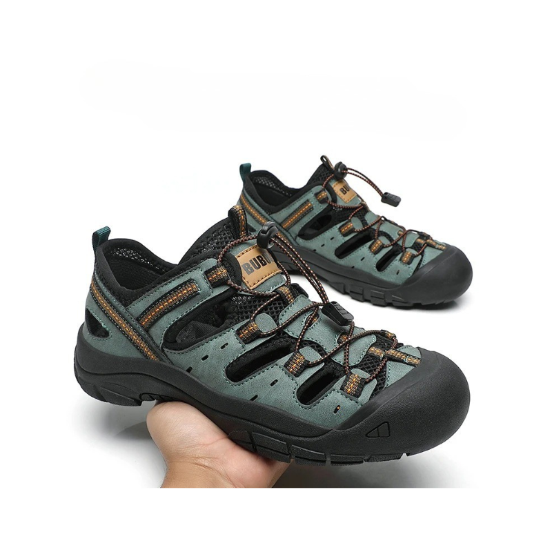 SandalFit Men's Sport Sandals Closed Toe Anti-Collision Grip