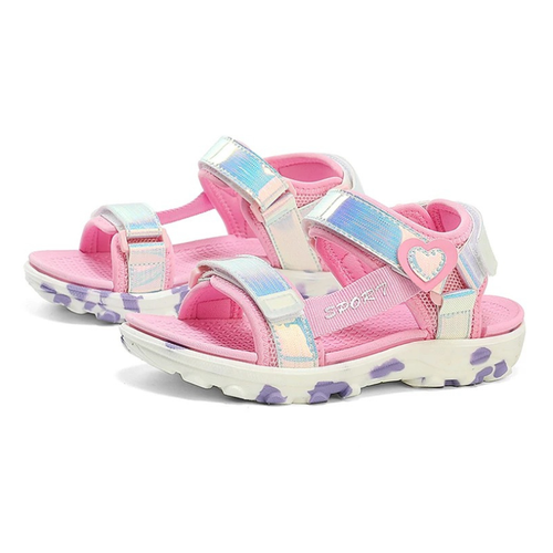 Girls’ Princess Sandals – Breathable Anti-Slip Open-Toe Shoes