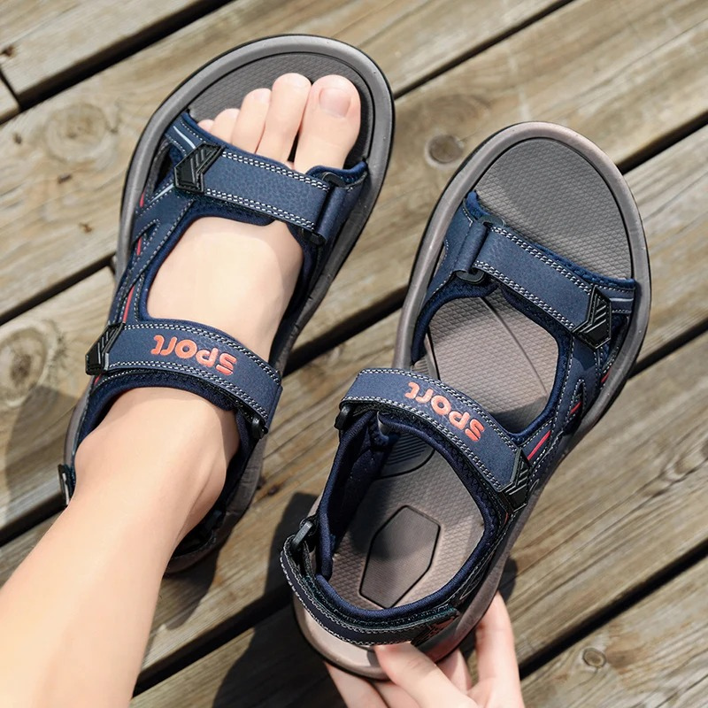 SandalFit Men's Sport Sandals Open Toe Non-Slip Platform