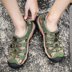 SandalFit Men's Sport Sandals Closed Toe Soft Leather Comfort