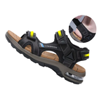 SandalFit Men's Sport Sandals Open Toe Genuine Leather Comfort