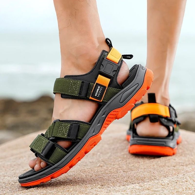 SandalFit Men's Sport Sandals Open Toe Breathable Hiking