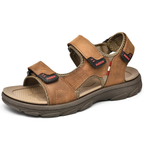 SandalFit Men's Sport Sandals Open Toe Leather Wading Comfort