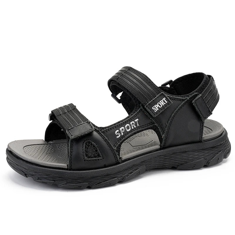 SandalFit Men's Sport Sandals Open Toe Lightweight Leather