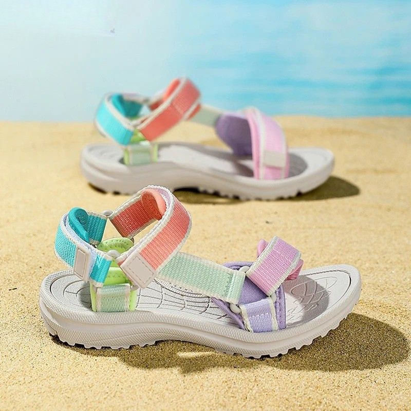 Girls’ Sport Sandals – Breathable Non-Slip Soft-Sole Walking