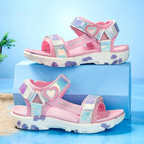 Girls’ Princess Sandals – Breathable Anti-Slip Open-Toe Shoes