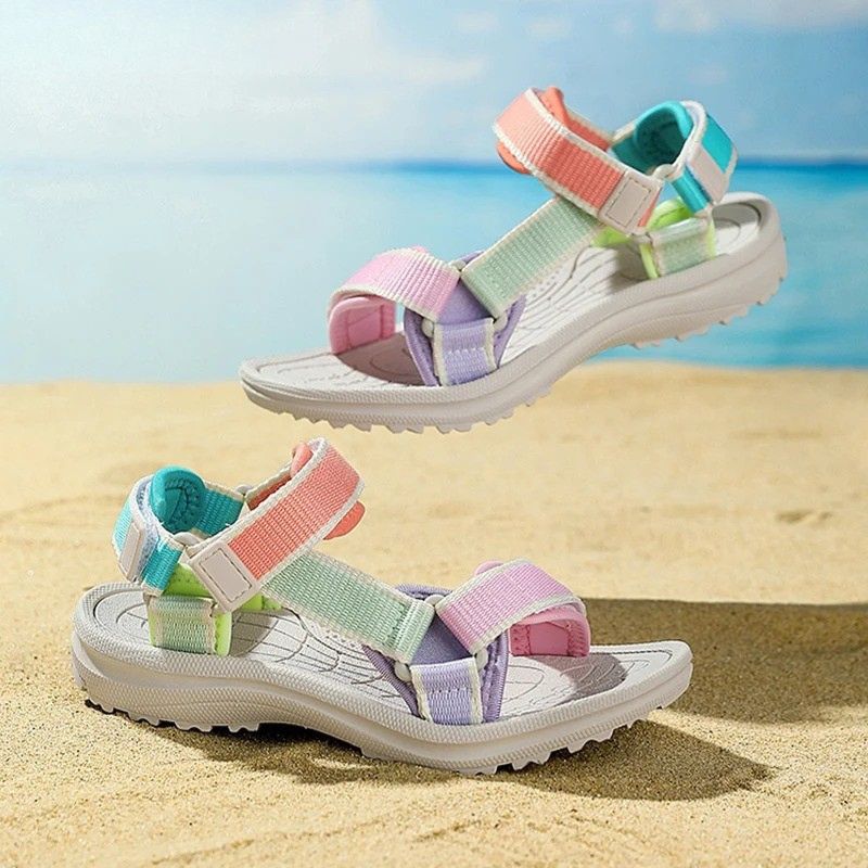 Girls’ Sport Sandals – Breathable Non-Slip Soft-Sole Walking