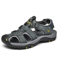 SandalFit Men's Sport Sandals Closed Toe Genuine Leather