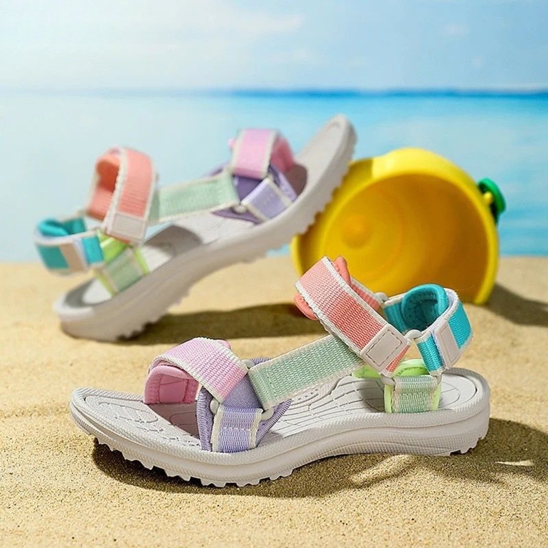 Girls’ Sport Sandals – Breathable Non-Slip Soft-Sole Walking