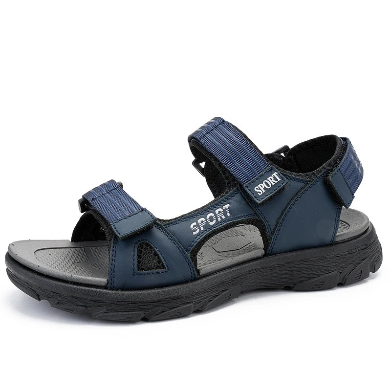 SandalFit Men's Sport Sandals Open Toe Lightweight Leather