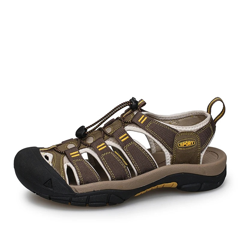 SandalFit Men's Sport Sandals Closed Toe Non-Slip Wading