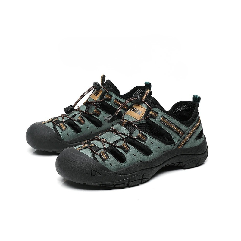 SandalFit Men's Sport Sandals Closed Toe Anti-Collision Grip