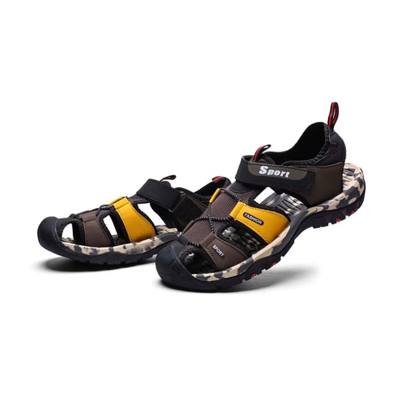 SandalFit Men's Sport Sandals Closed Toe Lightweight Breathable