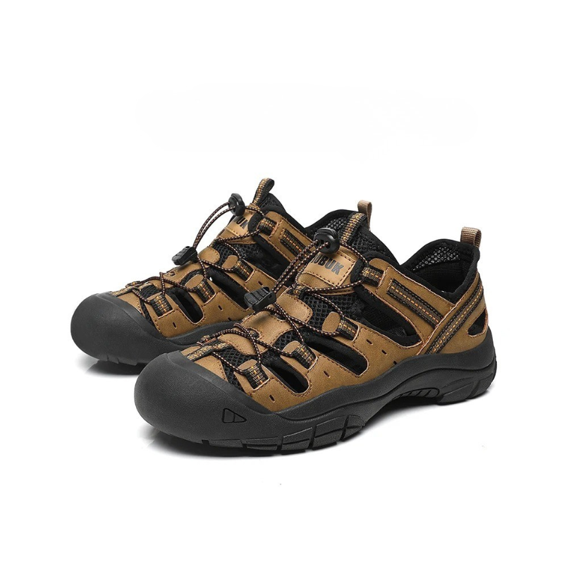 SandalFit Men's Sport Sandals Closed Toe Anti-Collision Grip